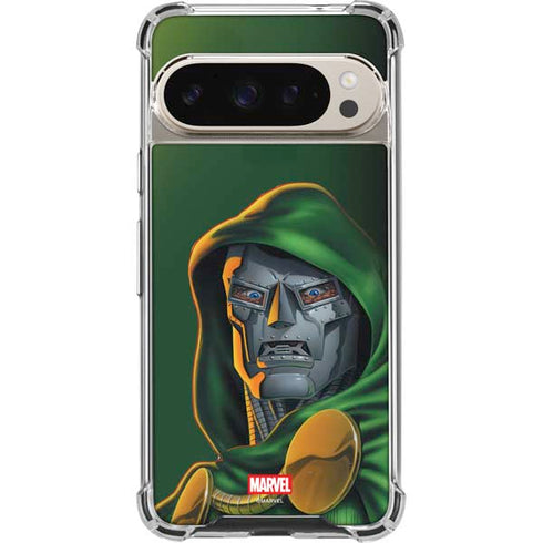 Marvel Dr. Doom Portrait Google Pixel 9/9 Pro Clear Case